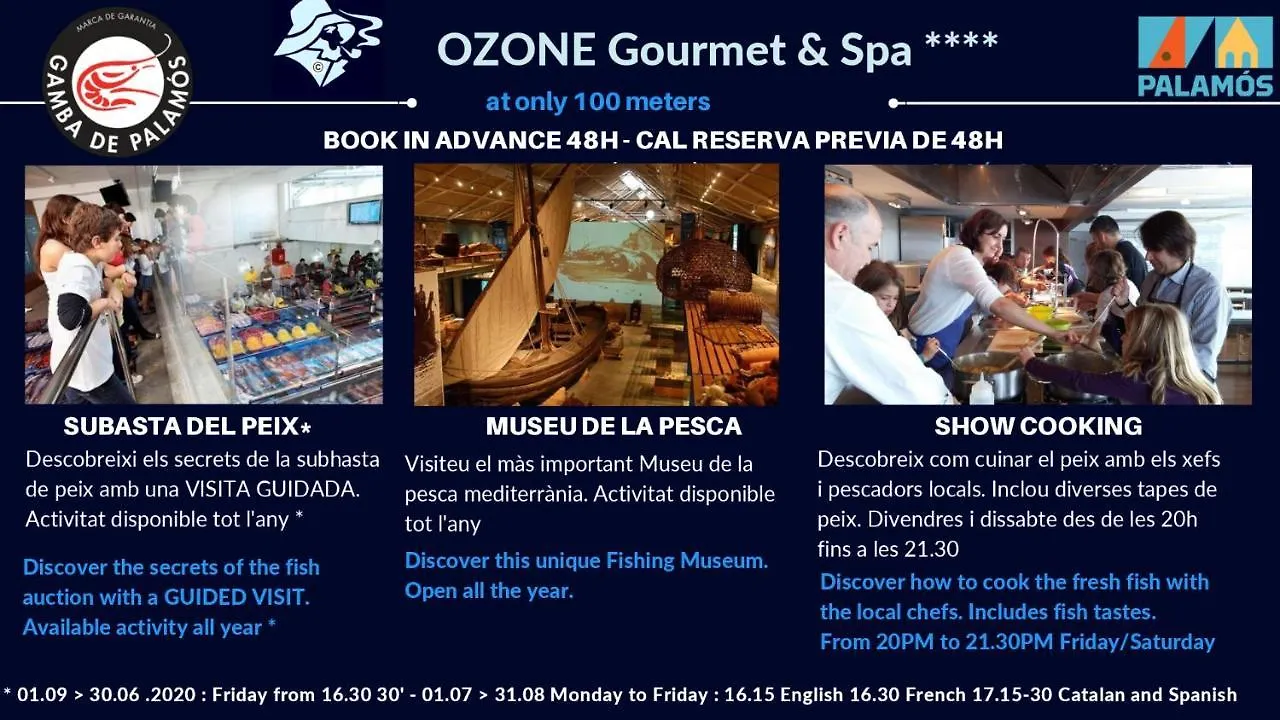 Daire Ozone Gourmet & Spa - Bed & Breakfast Palamós