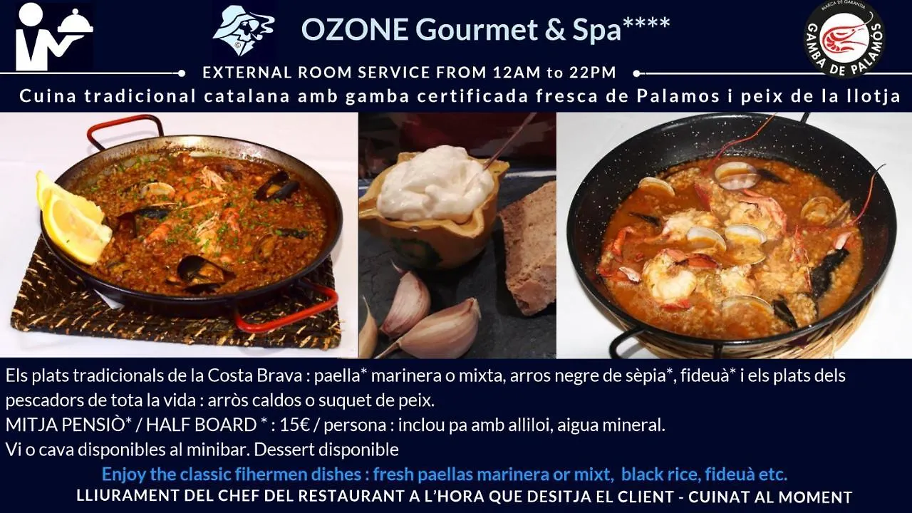 Ozone Gourmet & Spa - Bed & Breakfast Palamós