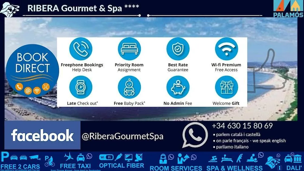 Daire Ozone Gourmet & Spa - Bed & Breakfast Palamós İspanya